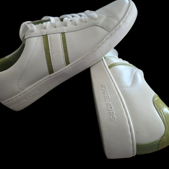 Michael Kors White and Green Men's Sneakers - Picture 1 of 14